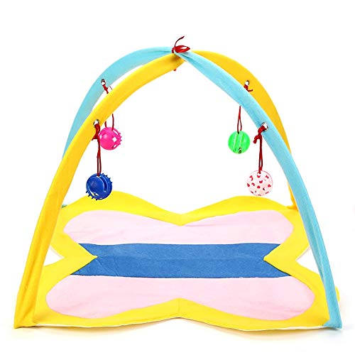Closer Play Sleeping Tent Hammocks Sleep Bed Foldable Kitten Mat with Balls Pets Toys Pet Hammock Bed and Play Toy Closer Play Sleeping Tent Hammocks Sleep Bed Foldable Kitten Mat with Balls Pets Toys Pet Hammock Bed and Play Toy von Closer