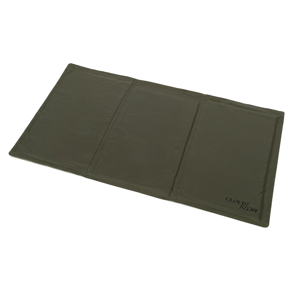 Cloud7® Hunde-Kühlmatte Aktiv dark olive, Gr. M, Maße: ca. 65 x 50 cm von Cloud7®