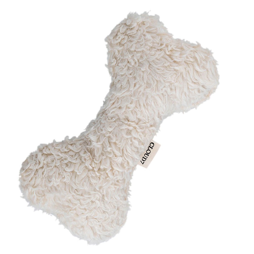 Cloud7® Hunde-Plüschspielzeug Love Bone white, Länge: ca. 20 cm von Cloud7®