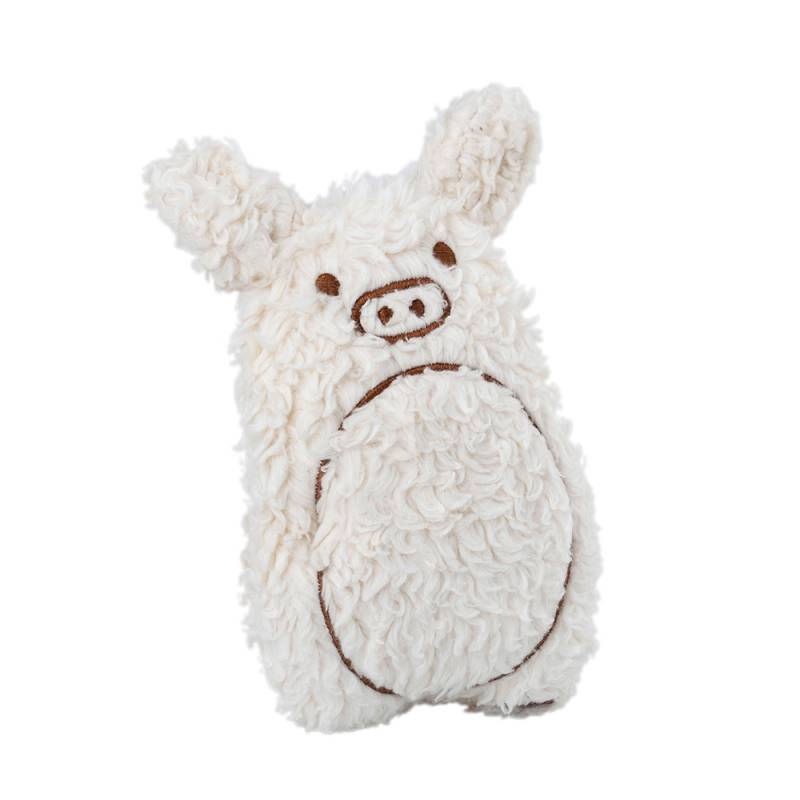 Cloud7® Hunde-Plüschspielzeug Schweinchen Harry canvas sand, Maße: ca. 22 x 13 x 6 cm von Cloud7®