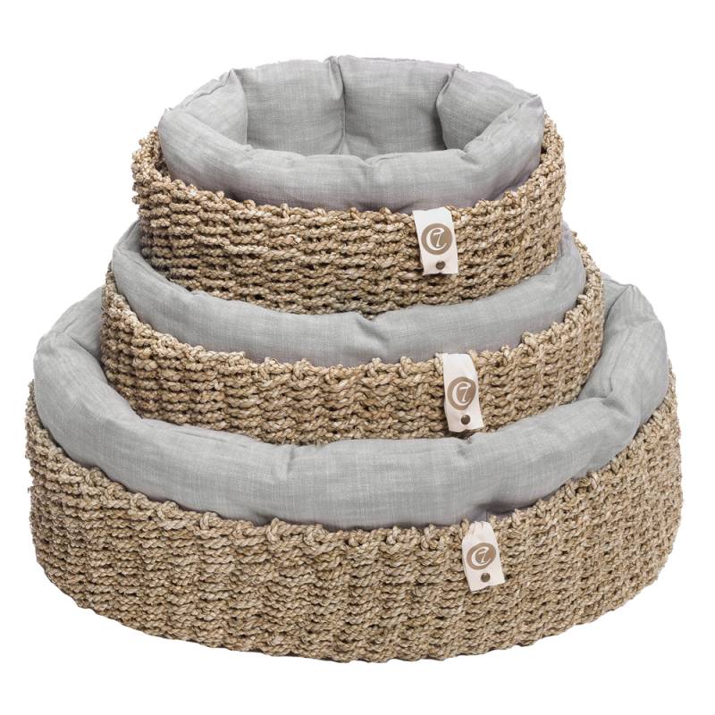 Cloud7® Hundebett Lazy grau, Gr. S, Außenmaße: ca. 45 x 35 cm von Cloud7®