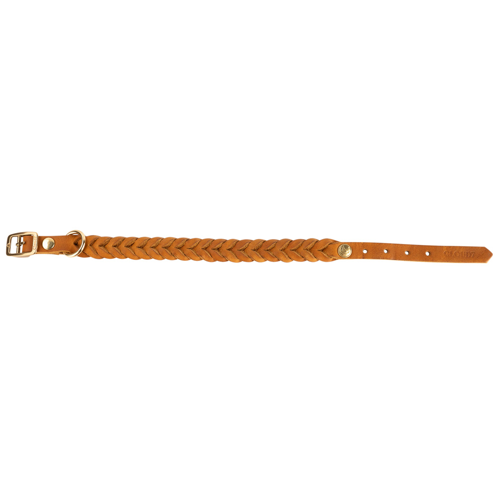 Cloud7® Hundehalsband Central Park camel, Gr. M, Breite: ca. 2,3 cm, Halsumfang: ca. 34 - 40 cm von Cloud7®