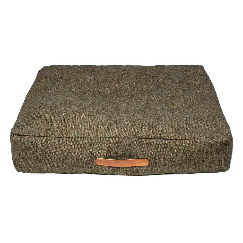 Cloud7® Hundekissen Homey mélange olive, Gr. L, Maße: ca. 100 x 80 cm von Cloud7®