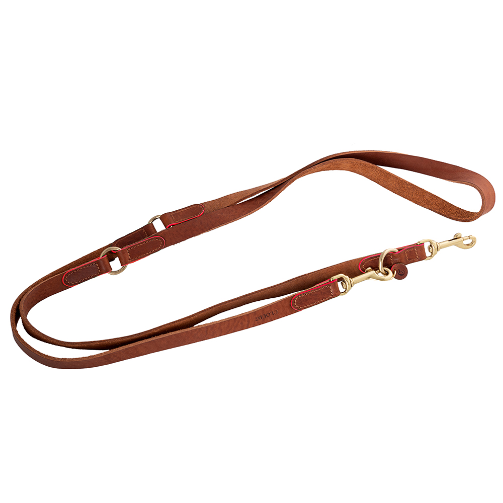 Cloud7® Hundeleine Prince Park cognac/pink, Breite: ca. 1,2 cm, Länge: ca. 220 cm von Cloud7®