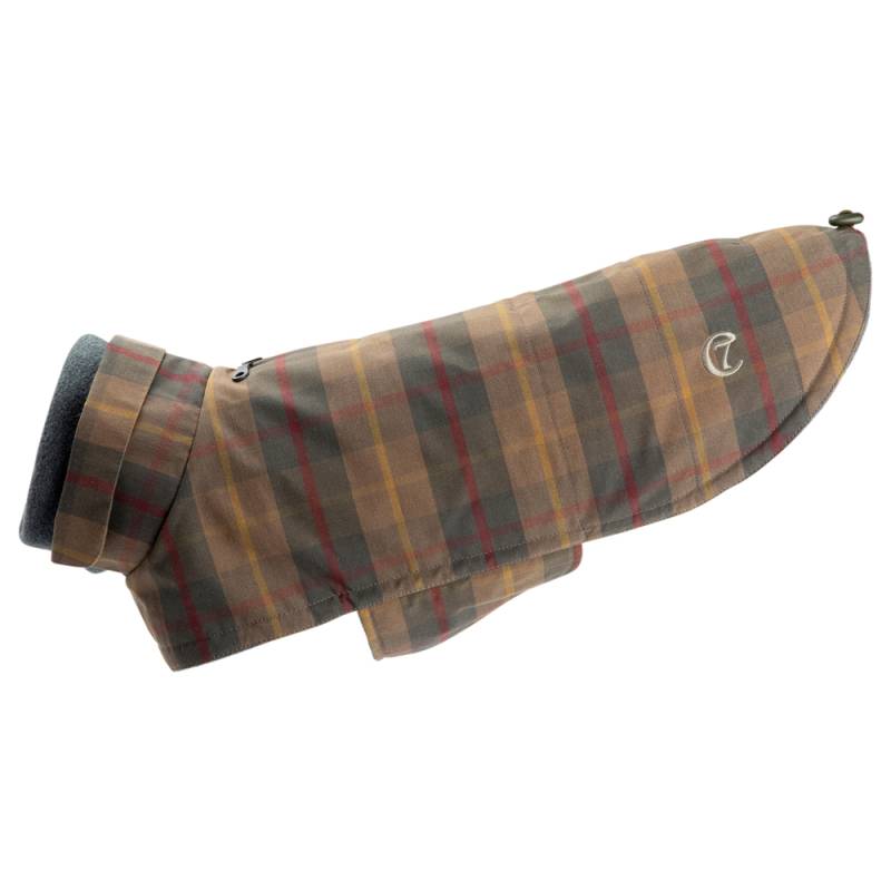 Cloud7® Hundemantel Brooklyn Two braun, Rückenlänge: ca. 32 cm, Brustumfang: ca. 41 - 47 cm von Cloud7®