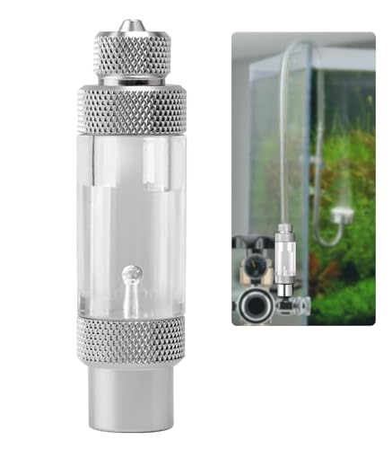 Aquarium CO2 Blasenzähler mit eingebautem Rückschlagventil für CO2-Generatorregler, Einzelkopf Aquarium CO2 Blasenzähler mit eingebautem Rückschlagventil für CO2-Generatorregler, Einzelkopf von Clscea