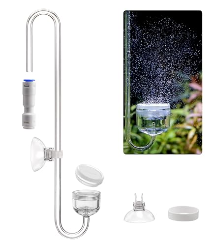 Clscea CO2-Diffusor für Aquarien, Acryl, Haken-Stil, 25 cm Clscea CO2-Diffusor für Aquarien, Acryl, Haken-Stil, 25 cm von Clscea
