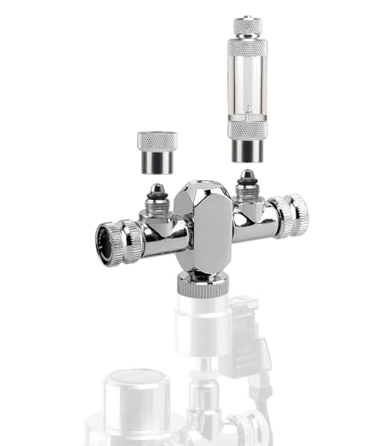 Clscea CO2-Splitter-Reglerventil für Aquarien, 2-Wege, für CO2-Generator Clscea CO2-Splitter-Reglerventil für Aquarien, 2-Wege, für CO2-Generator von Clscea