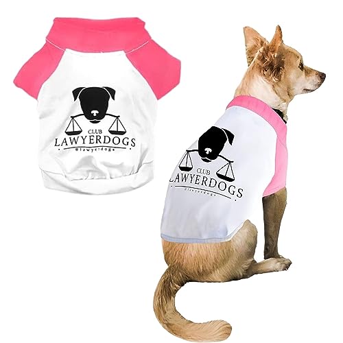 CLUB LAWYERDOGS Hunde-Shirt, Haustier-Wohltätigkeitskleidung – Premium-Haustierkleidung, stilvolle Hunde-Shirts, bequeme Welpenkleidung – perfekt für kleine, mittelgroße und große Hunde von Club LawyerDogs