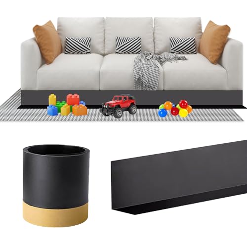 Spielzeugblocker Couch, 3 m Sofa Lücke Blocker für Haustiere, Couchblocker, Selbstklebend Spielzeug Barriere Unter Möbel, Schneidbar Möbelspalt Blockierbrett, Einstellbar Gap Bumper für Haustiere von Clyfanesy