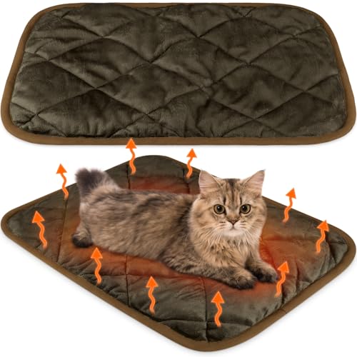 Clysee Selbstheizende Katzenmatte, selbstwärmend, waschbar, selbstheizend, Hundehüttenmatte, Hundekäfig-Pad, reflektiert Körperwärme, rutschfest, Thermo-Pads für Welpen, Katzen, drinnen und draußen, Clysee Selbstheizende Katzenmatte, selbstwärmend, waschbar, selbstheizend, Hundehüttenmatte, Hundekäfig-Pad, reflektiert Körperwärme, rutschfest, Thermo-Pads für Welpen, Katzen, drinnen und draußen, von Clysee