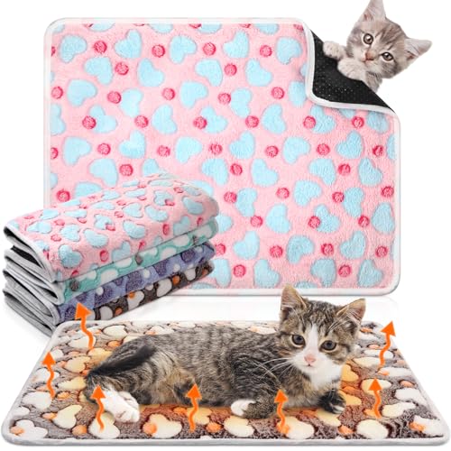 Clysee Selbstheizendes Katzenbett, selbstwärmendes Katzenbett mit abnehmbarem Bezug, extra warm, thermische Haustierunterlage, waschbar, rutschfeste Hundehüttenunterlage für drinnen und draußen, 4 Clysee Selbstheizendes Katzenbett, selbstwärmendes Katzenbett mit abnehmbarem Bezug, extra warm, thermische Haustierunterlage, waschbar, rutschfeste Hundehüttenunterlage für drinnen und draußen, 4 von Clysee