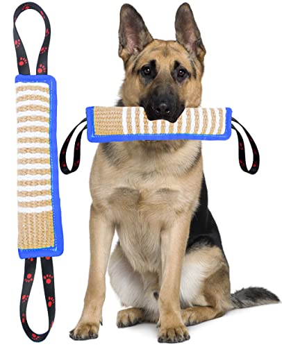 Clysoru Hundespielzeug Zerrspielzeug Hund Tough Jute Beißkissen Dauerhafte Trainingsgeräte Welpen bis Große Hunde Interaktives Spielzeug für Große Hunde und Kleine Hunde von Clysoru