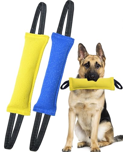 Clysoru Hundespielzeug für Hunde, Doppelpack, robustes Jute-Bisskissen, Trainingsgerät – interaktives Spielzeug für Welpen bis große Hunde. Clysoru Hundespielzeug für Hunde, Doppelpack, robustes Jute-Bisskissen, Trainingsgerät – interaktives Spielzeug für Welpen bis große Hunde. von Clysoru