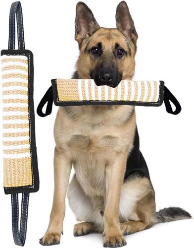 Clysoru Zerrspielzeug für Hunde, quietschendes Spielzeug mit 2 starken Griffen, dauerhafte Trainingsausrüstung, für Welpen bis große Hunde, interaktives Spielzeug des Krieges, Ziehen, unzerstörbares Clysoru Zerrspielzeug für Hunde, quietschendes Spielzeug mit 2 starken Griffen, dauerhafte Trainingsausrüstung, für Welpen bis große Hunde, interaktives Spielzeug des Krieges, Ziehen, unzerstörbares von Clysoru