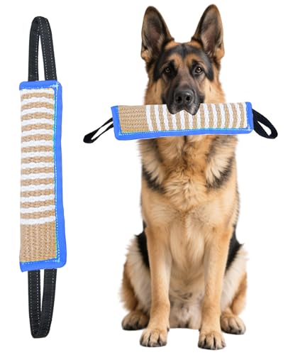 Clysoru Zerrspielzeug für Hunde, quietschendes Spielzeug mit 2 starken Griffen, dauerhafte Trainingsausrüstung, für Welpen bis große Hunde, interaktives Spielzeug des Krieges, Ziehen, unzerstörbares Clysoru Zerrspielzeug für Hunde, quietschendes Spielzeug mit 2 starken Griffen, dauerhafte Trainingsausrüstung, für Welpen bis große Hunde, interaktives Spielzeug des Krieges, Ziehen, unzerstörbares von Clysoru