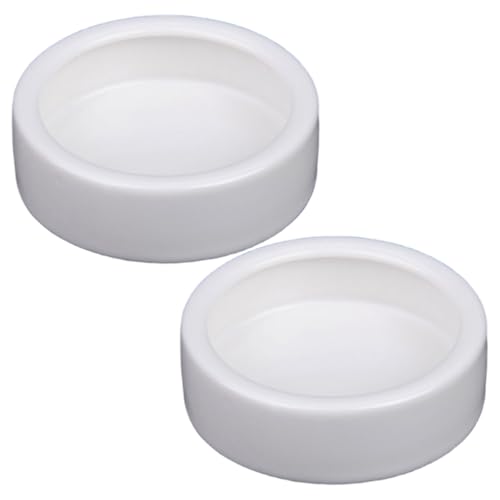 Cndiyald 2pcs Reptile Food Dish 2, 8x0.8 Runde Anti-Eskapiten-Keramik-Reptilien-Fütterungsgericht Waschbar wiederverwendbares Gecko-Tank-Zubehör, Fütterung Cndiyald 2pcs Reptile Food Dish 2, 8x0.8 Runde Anti-Eskapiten-Keramik-Reptilien-Fütterungsgericht Waschbar wiederverwendbares Gecko-Tank-Zubehör, Fütterung von Cndiyald