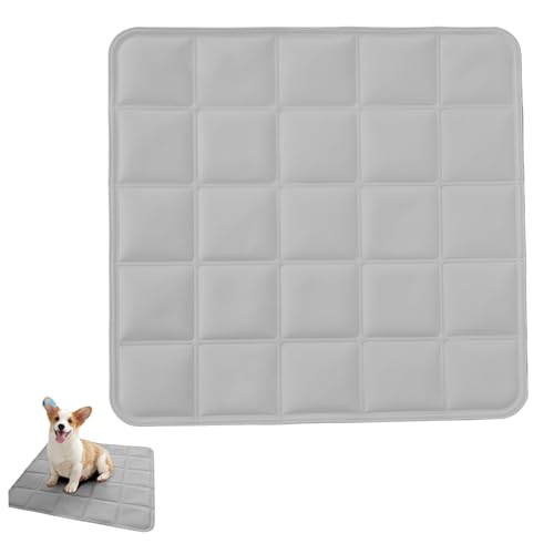 Cndiyald Haustierkühlmatte, Hundekühlmatte 16x16, PVC -Katzenpolster, maschinenwaschbarer Sitzkissen, Haustierkühl für Hunde Katzen Cndiyald Haustierkühlmatte, Hundekühlmatte 16x16, PVC -Katzenpolster, maschinenwaschbarer Sitzkissen, Haustierkühl für Hunde Katzen von Cndiyald
