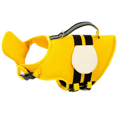 Cndiyald Hundeschwimmweste, Eva geschäumt 400D Hundeschwimmweste mit D-Ring, Wasserweste für Pool, L von Cndiyald