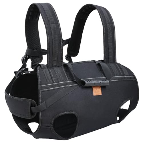 Cndiyald Hundetransportschlinge, Hunde -Rucksackgurt, Hundeweste -Kabelbaum XL, Hundträger für ältere Hunde, Ganzkörperhundkabelbaum Cndiyald Hundetransportschlinge, Hunde -Rucksackgurt, Hundeweste -Kabelbaum XL, Hundträger für ältere Hunde, Ganzkörperhundkabelbaum von Cndiyald