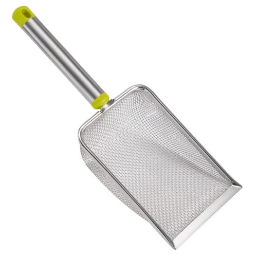 Cndiyald Katzenstreu-Schaufel, 3,8 mm feinem Mesh Metall Scooper, 4x5x2-Zoll-SCOOP-Schaufel mit hängenden Loch zur einfachen Reinigung Cndiyald Katzenstreu-Schaufel, 3,8 mm feinem Mesh Metall Scooper, 4x5x2-Zoll-SCOOP-Schaufel mit hängenden Loch zur einfachen Reinigung von Cndiyald