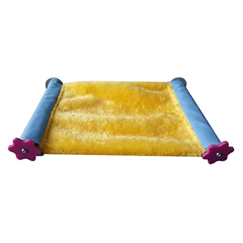 Cndiyald Papageien Haus Bett warm weiche Plüschvögel Nest Hängematte Ständer Spielzeug gelb L Hängematte Cndiyald Papageien Haus Bett warm weiche Plüschvögel Nest Hängematte Ständer Spielzeug gelb L Hängematte von Cndiyald