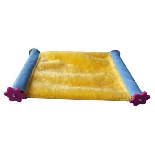 Cndiyald Papageienbett Papageien Haus Bett warm weiche Plüschvögel Nest Hängematte Stand Spielzeug gelb l Cndiyald Papageienbett Papageien Haus Bett warm weiche Plüschvögel Nest Hängematte Stand Spielzeug gelb l von Cndiyald