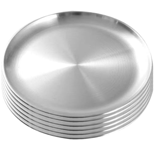 Edelstahl -Katzenschalen 6pcs 6, 69 Zoll rund runde breite Schnurbritterfreunde Katzengerichte verdicken Flache Schüssel Metallmischschalen, Teller, Teller Edelstahl -Katzenschalen 6pcs 6, 69 Zoll rund runde breite Schnurbritterfreunde Katzengerichte verdicken Flache Schüssel Metallmischschalen, Teller, Teller von Cndiyald