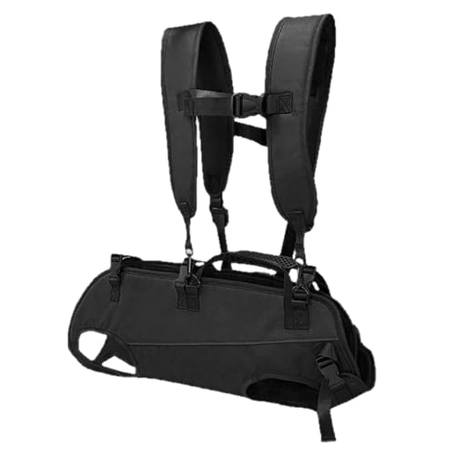 Haustierträger-Rucksack, Hunde-Rucksackträger, Freisprech-Nylon-Hundewandern mit Tasche, Reisetasche, groß Haustierträger-Rucksack, Hunde-Rucksackträger, Freisprech-Nylon-Hundewandern mit Tasche, Reisetasche, groß von Cndiyald