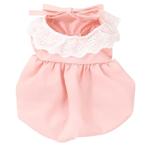 Hundekleid, niedliche weiche Polyester ärmellose, geschwollene Hundrock mit Spitzenkragen atmungsaktives bequemes Prinzessinkleid für Innenhüter von Cndiyald