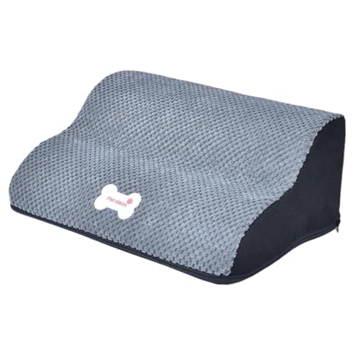 Hunderampe 16x10x6 Zoll 2-Stufe 30 ° Knochenmuster Hundetreppe abtrennbare waschbare, rutschige Katze Rampe für Zuhause, Treppe für Bett Hunderampe 16x10x6 Zoll 2-Stufe 30 ° Knochenmuster Hundetreppe abtrennbare waschbare, rutschige Katze Rampe für Zuhause, Treppe für Bett von Cndiyald