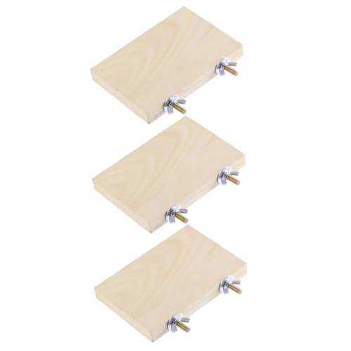 Cndiyald Papageienvogel -Käfig sitzt Papageien Holzstand Vogelspielzeug für Käfigzubehör 3PCs Cndiyald Papageienvogel -Käfig sitzt Papageien Holzstand Vogelspielzeug für Käfigzubehör 3PCs von Cndiyald
