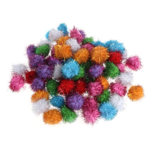Cnrfeoap 70 Stück bunte Bälle, interaktives kleines Kätzchen, Kauspaß, Plüschbälle für Kätzchen Cnrfeoap 70 Stück bunte Bälle, interaktives kleines Kätzchen, Kauspaß, Plüschbälle für Kätzchen von Cnrfeoap