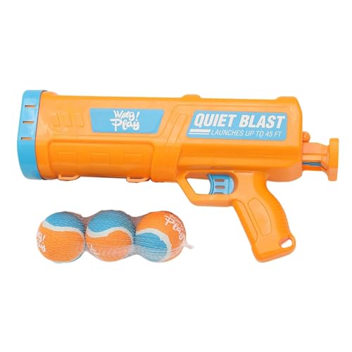 Cnrfeoap Dog Playtimes Ballwerfer mit erweiterter Wurffähigkeit, Welpenspielzeug, ergonomischer Griff und berührungslose Bedienung, interaktives Hundespielzeug Cnrfeoap Dog Playtimes Ballwerfer mit erweiterter Wurffähigkeit, Welpenspielzeug, ergonomischer Griff und berührungslose Bedienung, interaktives Hundespielzeug von Cnrfeoap