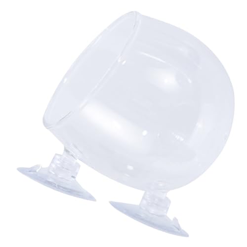 Cnrfeoap Hydroponic Plant Glass Tasse Für Den Haushaltsfischtank Mit Starker Saugnäpfe Für Sichere Aquarienpflanzen Darstellen von Cnrfeoap
