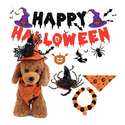 Festival Haustier Halloween Kostüm Set Robustes Polyester Animal Cosplay Kleidung Schnell Partyzubehör Pet Party Dekoration Set Schnell Festival Haustier Halloween Kostüm Set Robustes Polyester Animal Cosplay Kleidung Schnell Partyzubehör Pet Party Dekoration Set Schnell von Cnrfeoap