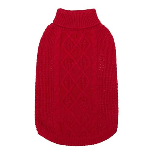 Hundepullover mit 2 Beinen, warme Kleidung für kleine bis große Rassen, Haustier-Wärme, Strickwaren, Mantel für den Winter, Hundebekleidung von Cnrfeoap