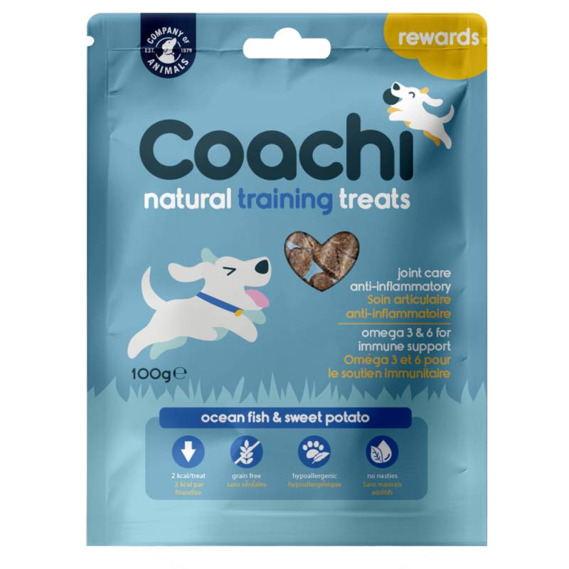 Coachi Trainingssnack - Sparpaket: 3 x Ozeanfisch (3 x 100 g) von Coachi