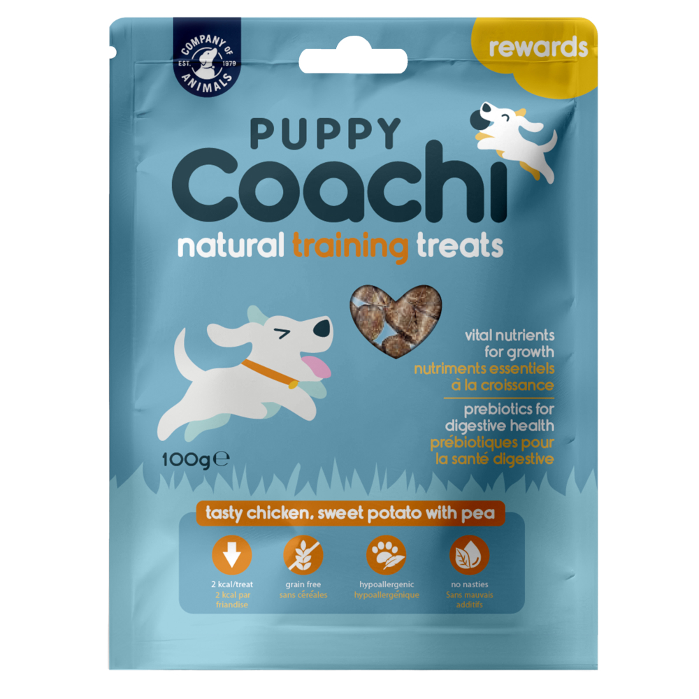 Coachi Welpen Trainingssnack - Sparpaket: 2 x Huhn (2 x 100 g) von Coachi