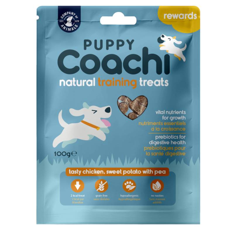 Coachi Welpen Trainingssnack - Sparpaket: 2 x Huhn (2 x 100 g) von Coachi