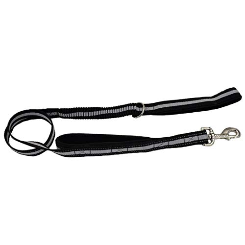 Coastal Bungee-Leine mit Doppelgriff, Schwarz/Grau, 122 cm Coastal Bungee-Leine mit Doppelgriff, Schwarz/Grau, 122 cm von Coastal