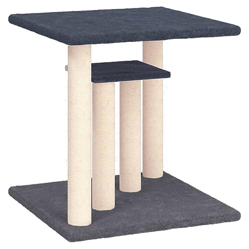 Coavain Kratzbaum mit Plattformen 47,5x47,5x50 cm Holz&Plüsch Praktisches Katzenmöbel Mit Plattformen Tätigkeitsbereich für Haustiere Indoor für Katzen zum Verstecken Krallenschärfen Dunkelgrau Coavain Kratzbaum mit Plattformen 47,5x47,5x50 cm Holz&Plüsch Praktisches Katzenmöbel Mit Plattformen Tätigkeitsbereich für Haustiere Indoor für Katzen zum Verstecken Krallenschärfen Dunkelgrau von Coavain