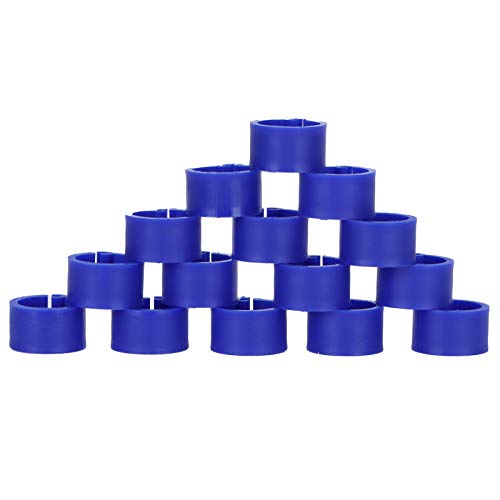Cocoarm 200pcs 8 -mm -Taubenbeinringe, Robuste Bänder Vogelwerkzeuge für Vogeltraining, Einfache Identifizierung, Kompaktes Design, Altersidentifikation, Bequeme Verwendung (Blue) von Cocoarm