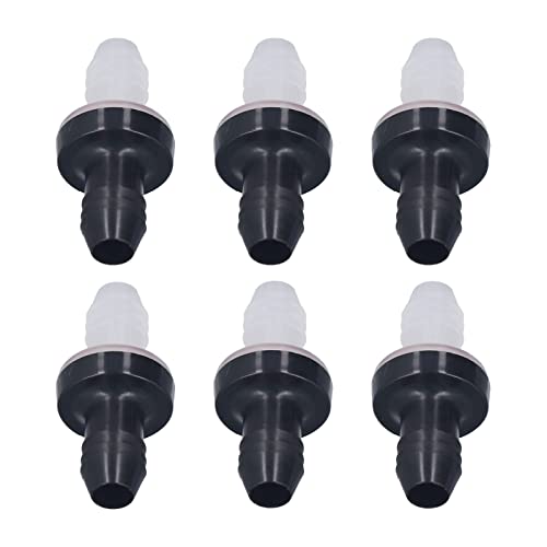 Cocoarm 3/8 -Zoll -10 mm Scheckventil für Flüssige und Pneumatische Systeme, Langlebiges Kunststoffventil, 6pcs für Haushaltsgeräte (CDPS6) von Cocoarm