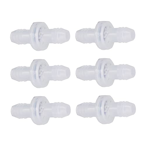 Cocoarm 3/8 -Zoll -10 mm Scheckventil für Flüssige und Pneumatische Systeme, Langlebiges Kunststoffventil, 6pcs für Haushaltsgeräte (CDPv6) von Cocoarm