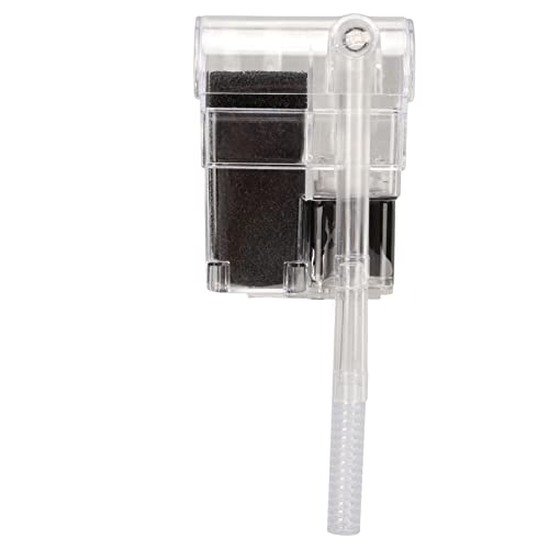 Cocoarm Aquariumfilter Professioneller Multi -Phasen -Wasserfall Kleine Fischtanks Süßwasser und Meerwasser Hängen Filter für Fisch (EU-Stecker 220-240 V, 20-55 ℃, Standard 42 ° C) von Cocoarm