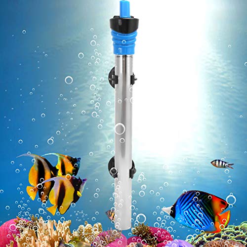Cocoarm Aquariumheizung Edelstahlheizstange mit Saugnapfbecher für Fischtank Konstante Temperaturregulierung für Haustierfischliebhaber (EU -Stecker 220 V 300W) von Cocoarm