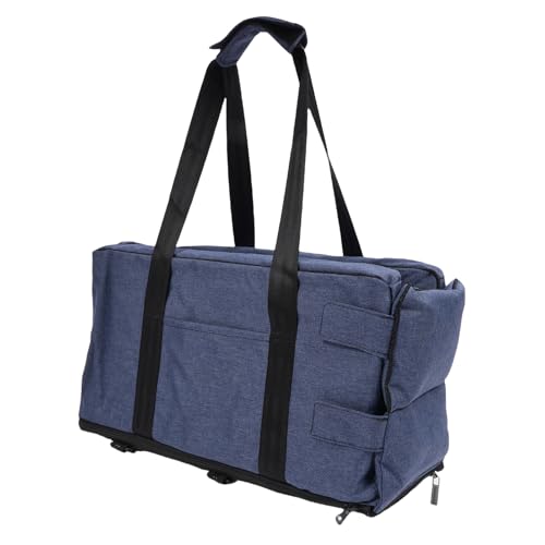 Cocoarm Hundewagensitz, 600dpvc Mattes Tuch, Stabiler Vermittler mit Sicherheitsgurten, Bequemes Reisebett für Kleine Hunde und Katzen von Cocoarm