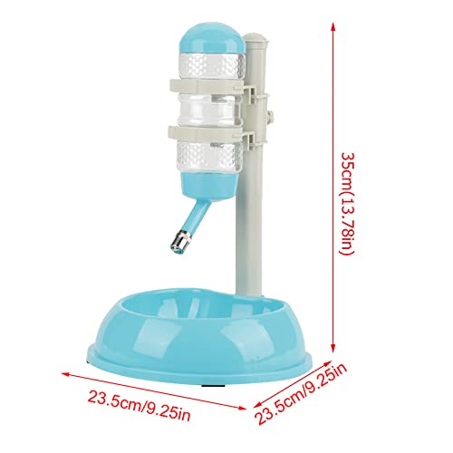 Cocoarm Verstellbare Hund Schüssel Haustier Stehwasserspender Katzenhundschüssel mit Abnehmbar (Blue) von Cocoarm