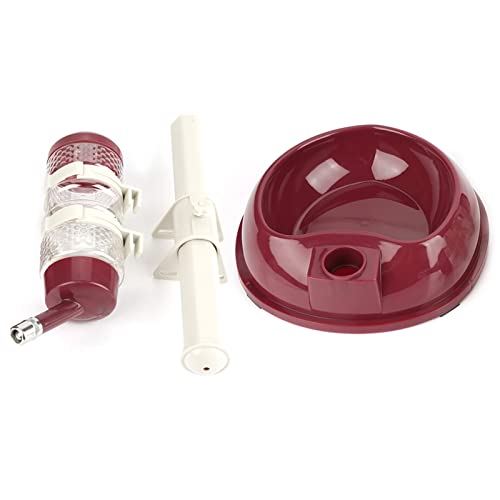Cocoarm Verstellbare Hund Schüssel Haustier Stehwasserspender Katzenhundschüssel mit Abnehmbar (Brown) von Cocoarm